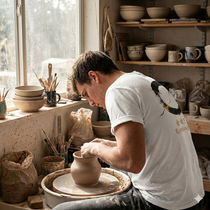 Kintsugi "Golden Repair" Tee | Japanese Art of Resilience & Wabi Sabi Aesthetic　Unisex classic tee