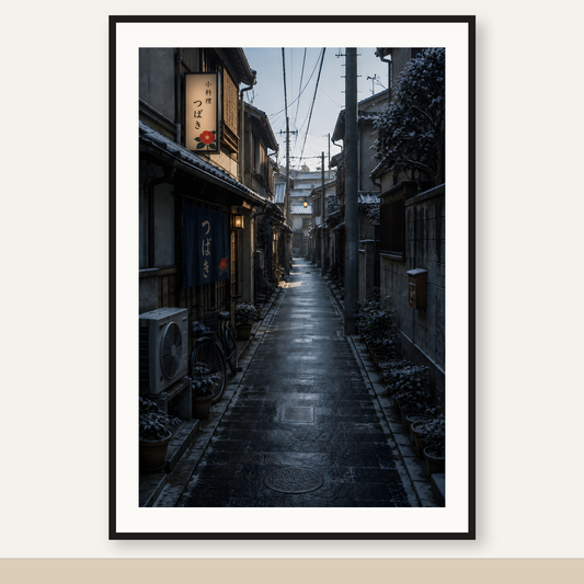 Quiet Japan 3-piece printable wall art set representative mockup